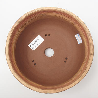 Ceramic bonsai bowl 17 x 17 x 7 cm, color cracked - 3