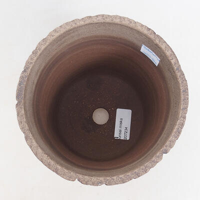 Ceramic bonsai bowl 15 x 15 x 17 cm, color cracked - 3