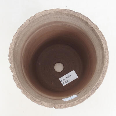 Ceramic bonsai bowl 15 x 15 x 17 cm, color cracked - 3
