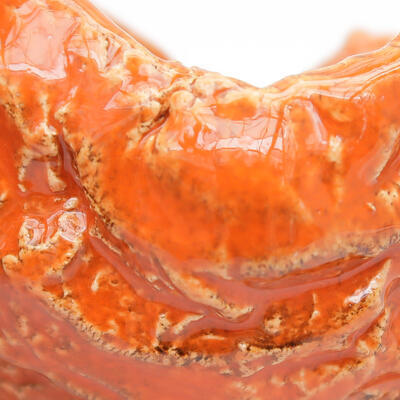 Ceramic shell 9 x 9 x 6 cm, color orange - 3