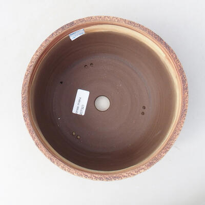 Ceramic bonsai bowl 21.5 x 21.5 x 11 cm, cracked color - 3