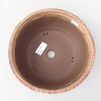 Ceramic bonsai bowl 21 x 21 x 10.5 cm, color cracked - 3