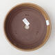 Ceramic bonsai bowl 22.5 x 22.5 x 5.5 cm, brown color - 3/3
