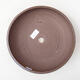 Ceramic bonsai bowl 25 x 25 x 6 cm, color brown - 3/3