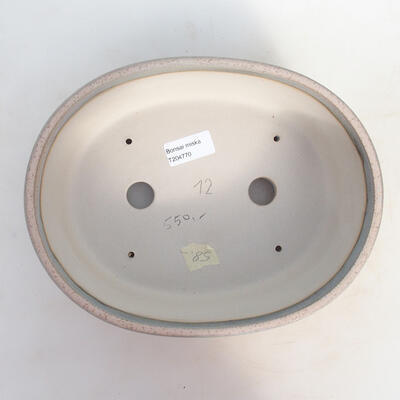 Bonsai bowl 25.5 x 20 x 7.5 cm, color beige-gray - 3
