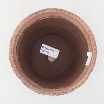 Ceramic bonsai bowl 13.5 x 13.5 x 14 cm, color cracked - 3