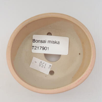 Ceramic bonsai bowl 8 x 7 x 4 cm, color pink - 3