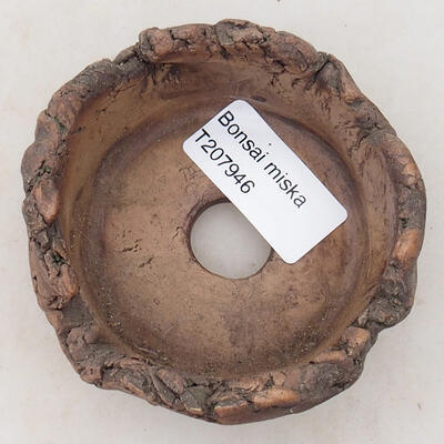 Ceramic Shell 6.5 x 7 x 5 cm, gray-brown - 3