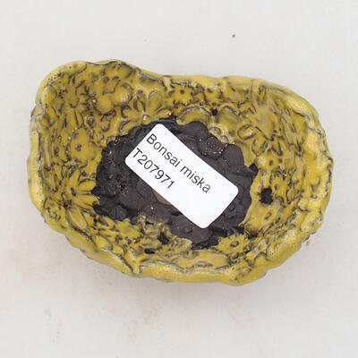 Ceramic shell 8.5 x 6 x 5 cm, color yellow - 3