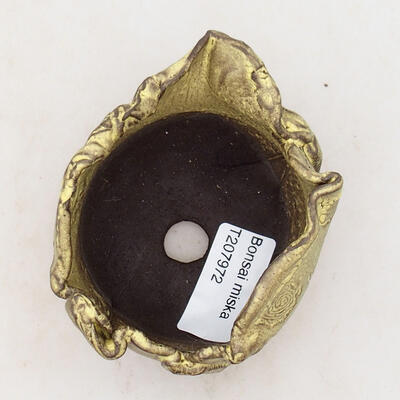 Ceramic shell 6.5 x 5.5 x 6 cm, yellow color - 3