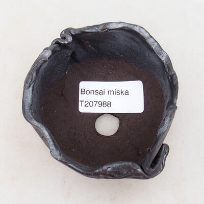 Ceramic shell 7.5 x 7.5 x 5.5 cm, metal color - 3
