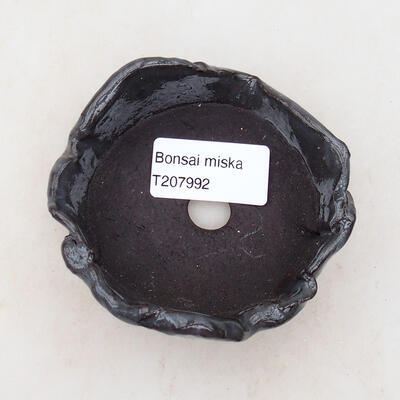 Ceramic shell 7.5 x 7 x 5 cm, gray color - 3