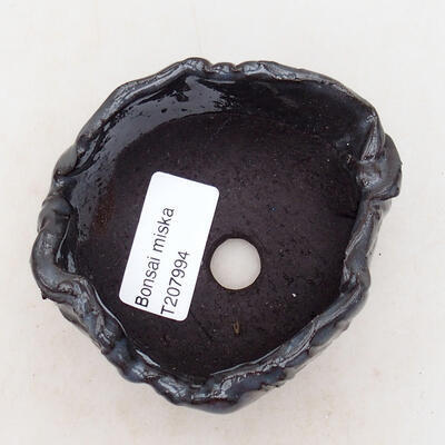 Ceramic shell 7.5 x 7 x 4.5 cm, gray color - 3