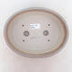 Bonsai bowl 22.5 x 17.5 x 7 cm, gray-beige color - 3/5