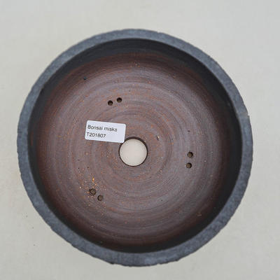 Ceramic bonsai bowl 19.5 x 19.5 x 7 cm, color cracked - 3