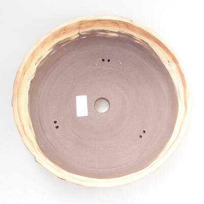 Ceramic bonsai bowl 28 x 28 x 8 cm, color cracked - 3