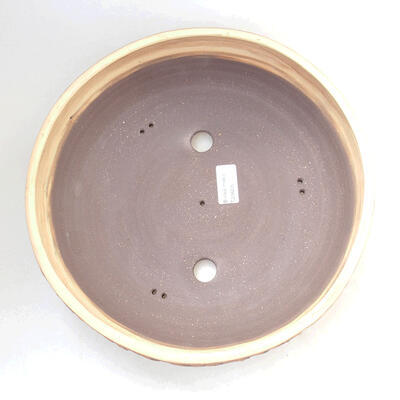 Ceramic bonsai bowl 28.5 x 28.5 x 7.5 cm, cracked color - 3