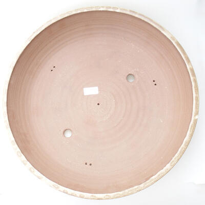 Ceramic bonsai bowl 46 x 46 x 10 cm, color brown - 3