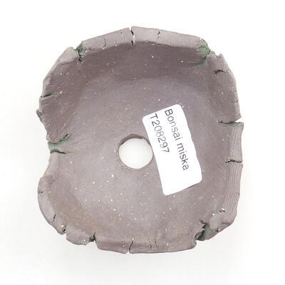 Ceramic shell 8.5 x 8 x 5 cm, gray color - 3