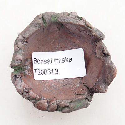 Ceramic shell 4.5 x 4.5 x 4 cm, gray color - 3