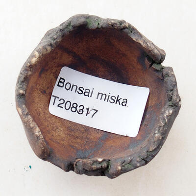 Ceramic shell 4 x 4 x 4.5 cm, gray color - 3