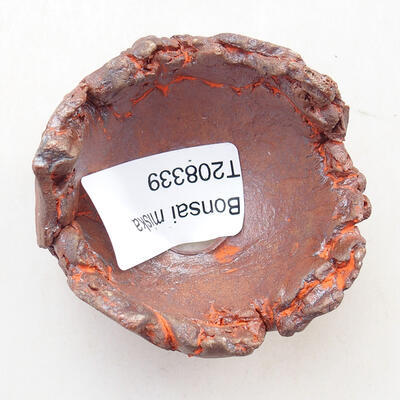Ceramic shell 5 x 4.5 x 4 cm, gray color - 3