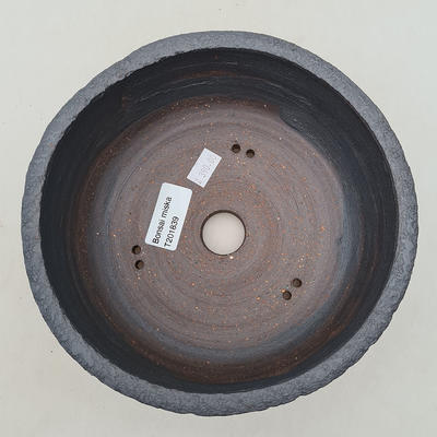 Ceramic bonsai bowl 19 x 19 x 8 cm, color cracked - 3