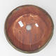 Ceramic bonsai bowl 28 x 28 x 8 cm, brown-green color - 3/4