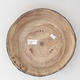 Ceramic bonsai bowl 26 x 26 x 7 cm, brown-black color - 3/4