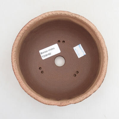 Ceramic bonsai bowl 15.5 x 15.5 x 6 cm, color cracked - 3