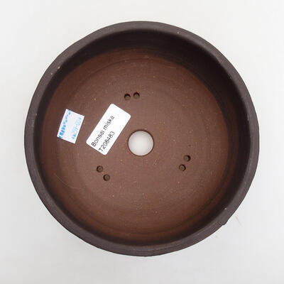 Ceramic bonsai bowl 15.5 x 15.5 x 6.5 cm, color cracked - 3