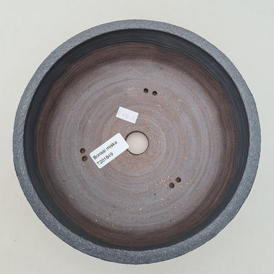 Ceramic bonsai bowl 21.5 x 21.5 x 7.5 cm, cracked color - 3