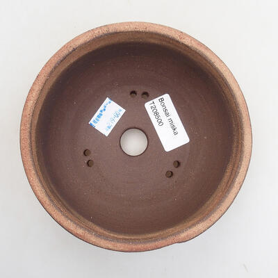 Ceramic bonsai bowl 13.5 x 13.5 x 6.5 cm, color cracked - 3