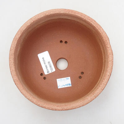 Ceramic bonsai bowl 14.5 x 14.5 x 6.5 cm, color cracked - 3