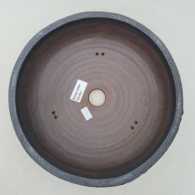 Ceramic bonsai bowl 26 x 26 x 8 cm, color cracked - 3