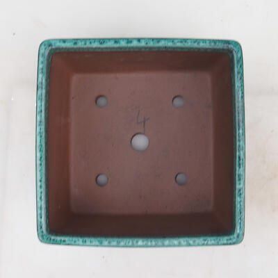 Bonsai bowl 19.5 x 19.5 x 10 cm, color green - 3