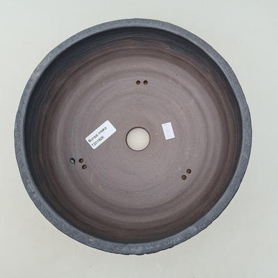 Ceramic bonsai bowl 25.5 x 25.5 x 9 cm, color cracked - 3