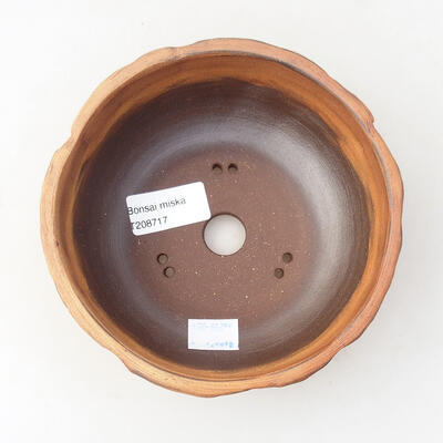 Ceramic bonsai bowl 14.5 x 14.5 x 6 cm, cracked color - 3