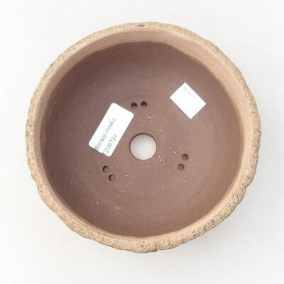 Ceramic bonsai bowl 15 x 15 x 5.5 cm, crack black - 3