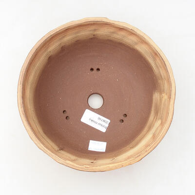 Ceramic bonsai bowl 19 x 19 x 7.5 cm, color cracked - 3
