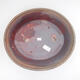 Ceramic bonsai bowl 32.5 x 28 x 8 cm, brown color - 3/3