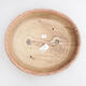 Ceramic bonsai bowl 28 x 24.5 x 6.5 cm, brown-pink color - 3/3