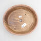 Ceramic bonsai bowl 24 x 21.5 x 5.5 cm, brown-pink color - 3/3