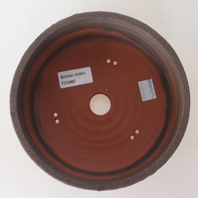 Ceramic bonsai bowl 18 x 18 x 6.5 cm, cracked color - 3