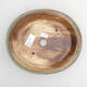 Ceramic bonsai bowl 20.5 x 18 x 5.5 cm, brown color - 3/3