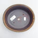 Ceramic bonsai bowl 18 x 16 x 5 cm, color brown - 3/3