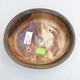 Ceramic bonsai bowl 18 x 16 x 5 cm, color brown - 3/3