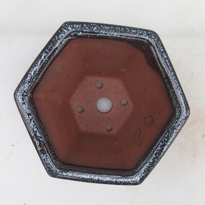 Bonsai bowl 15 x 14 x 9 cm, color brown - 3