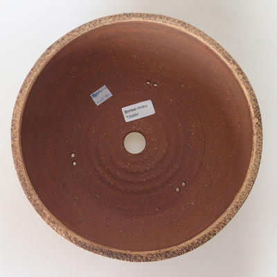 Ceramic bonsai bowl 26.5 x 26.5 x 9 cm, color cracked - 3