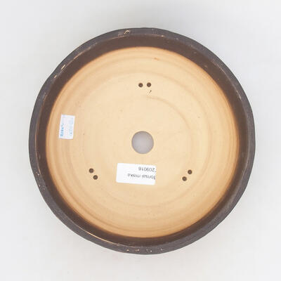Ceramic bonsai bowl 19.5 x 19.5 x 7 cm, cracked color - 3
